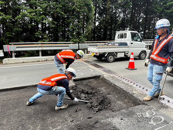 富士市株式会社一輝（いちき）の舗装工事のイメージ