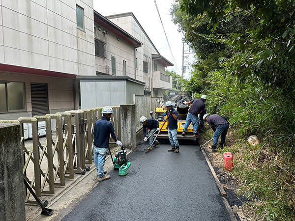富士市株式会社一輝（いちき）の舗装工事のイメージ