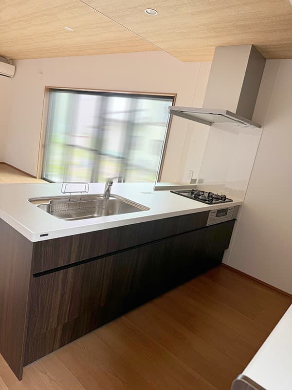 富士市株式会社一輝（いちき）建築工事・新築工事O様邸の完成・キッチン
