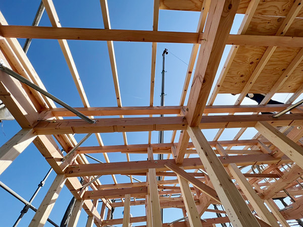 富士市株式会社一輝（いちき）建築工事・新築工事O様邸の上棟